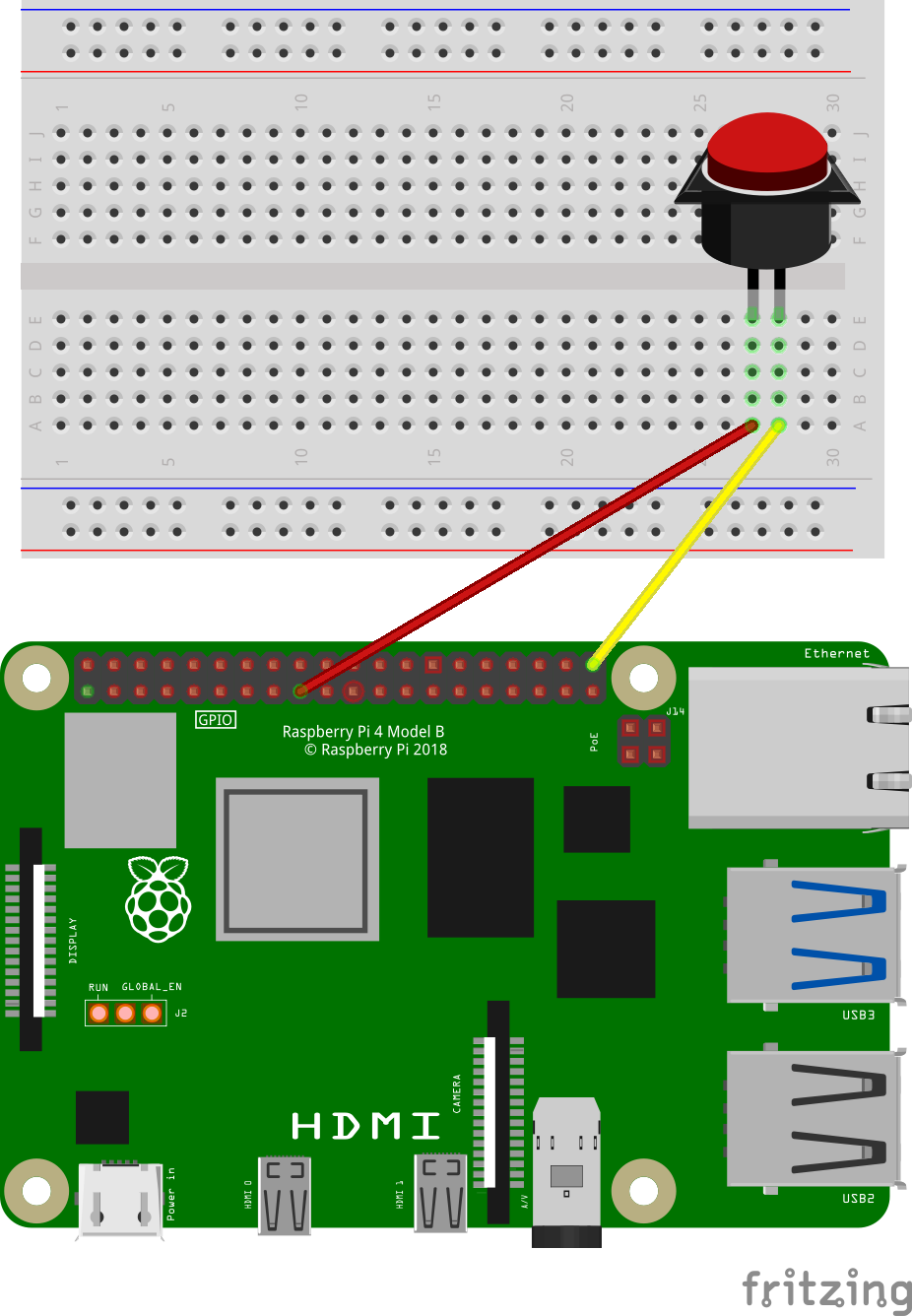 Connecting a switch to Raspberry Pi